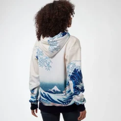 Hokusai Great Wave All-Over Print Unisex Hoodie