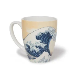 Hokusai Great Wave Covered Mug with Tea Infuser