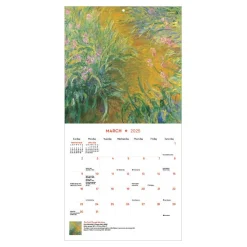 Impressionism and Post-Impressionism Mini Wall Calendar 2025