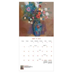 Impressionism and Post-Impressionism Mini Wall Calendar 2025