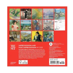Impressionism and Post-Impressionism Mini Wall Calendar 2025