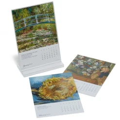 Impressionism Gardens Plexiglass Calendar Refill 2025