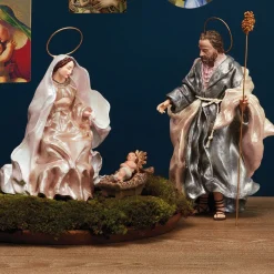 Italian Crèche Holy Family Figurine Set