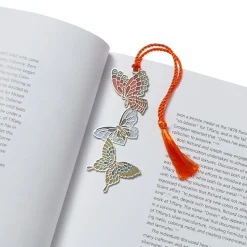 Japanese Obi Butterflies Bookmark