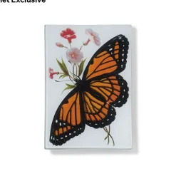 John Derian Dark Veinlet Butterfly Mini Decoupage Tray