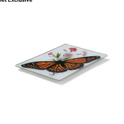 John Derian Dark Veinlet Butterfly Mini Decoupage Tray