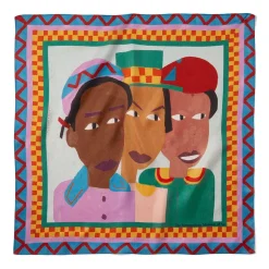 Johnson Three Children Silk Neckerchief