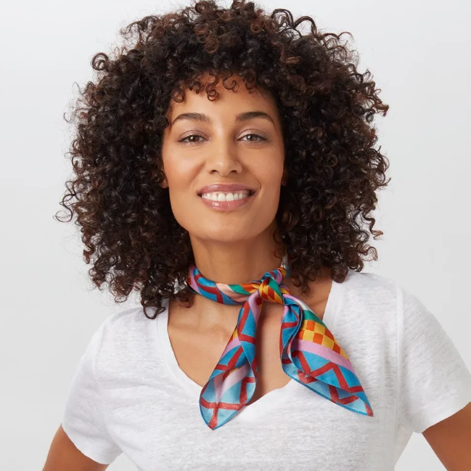 Johnson Three Children Silk Neckerchief