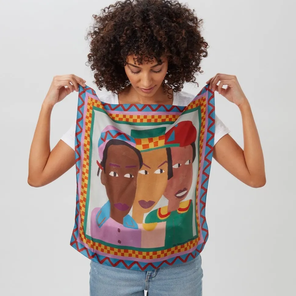 Johnson Three Children Silk Neckerchief