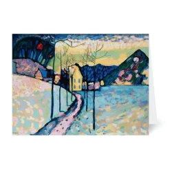 Kandinsky: Winter Landscape Holiday Cards