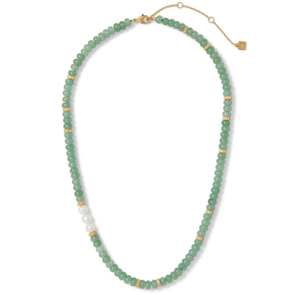 Karavas Gems Aventurine Beaded Necklace