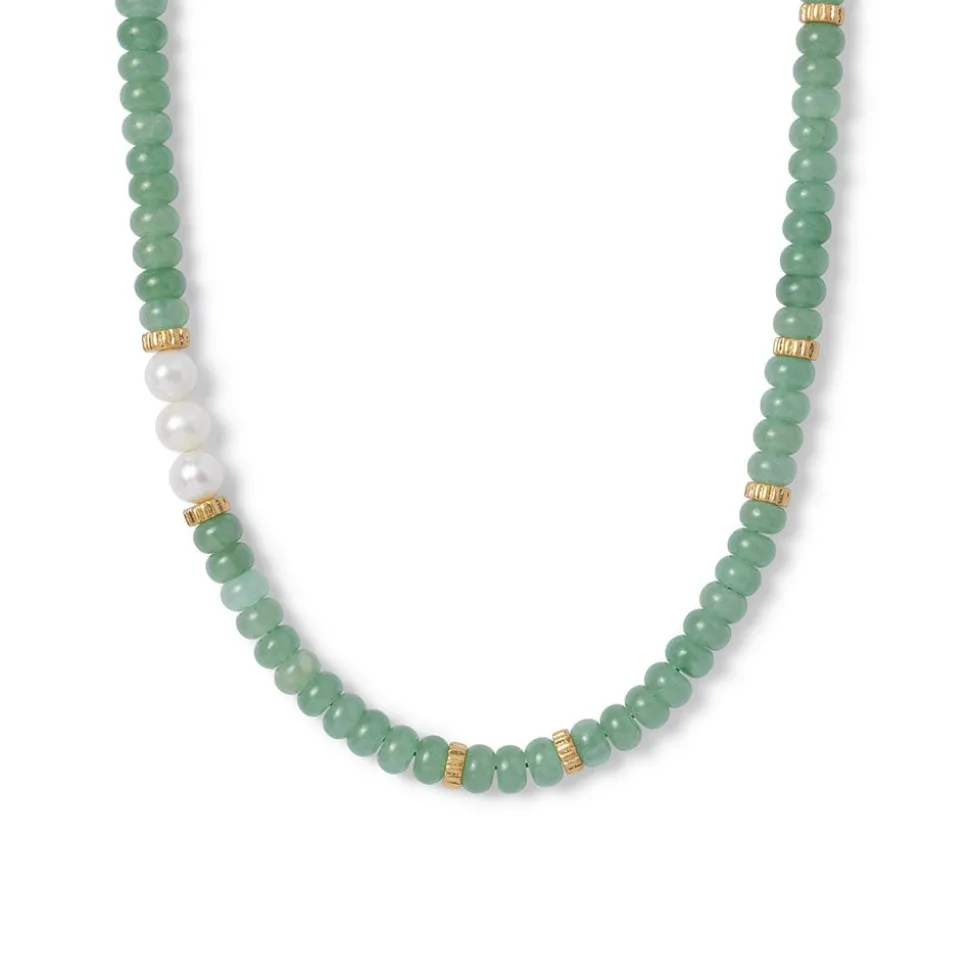 Karavas Gems Aventurine Beaded Necklace