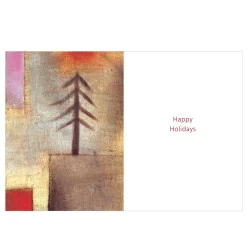 Klee: Little Painting with Pine Tree Holiday Cards