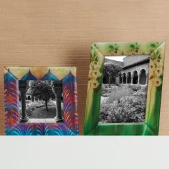 Louis C. Tiffany Gladioli Rectangular Glass Frame