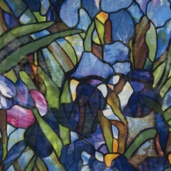 Louis C. Tiffany Irises Oblong Silk Scarf