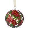 Louis C. Tiffany Peonies Cloisonné Ornament