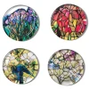 Louis C. Tiffany Stained-Glass Coasters