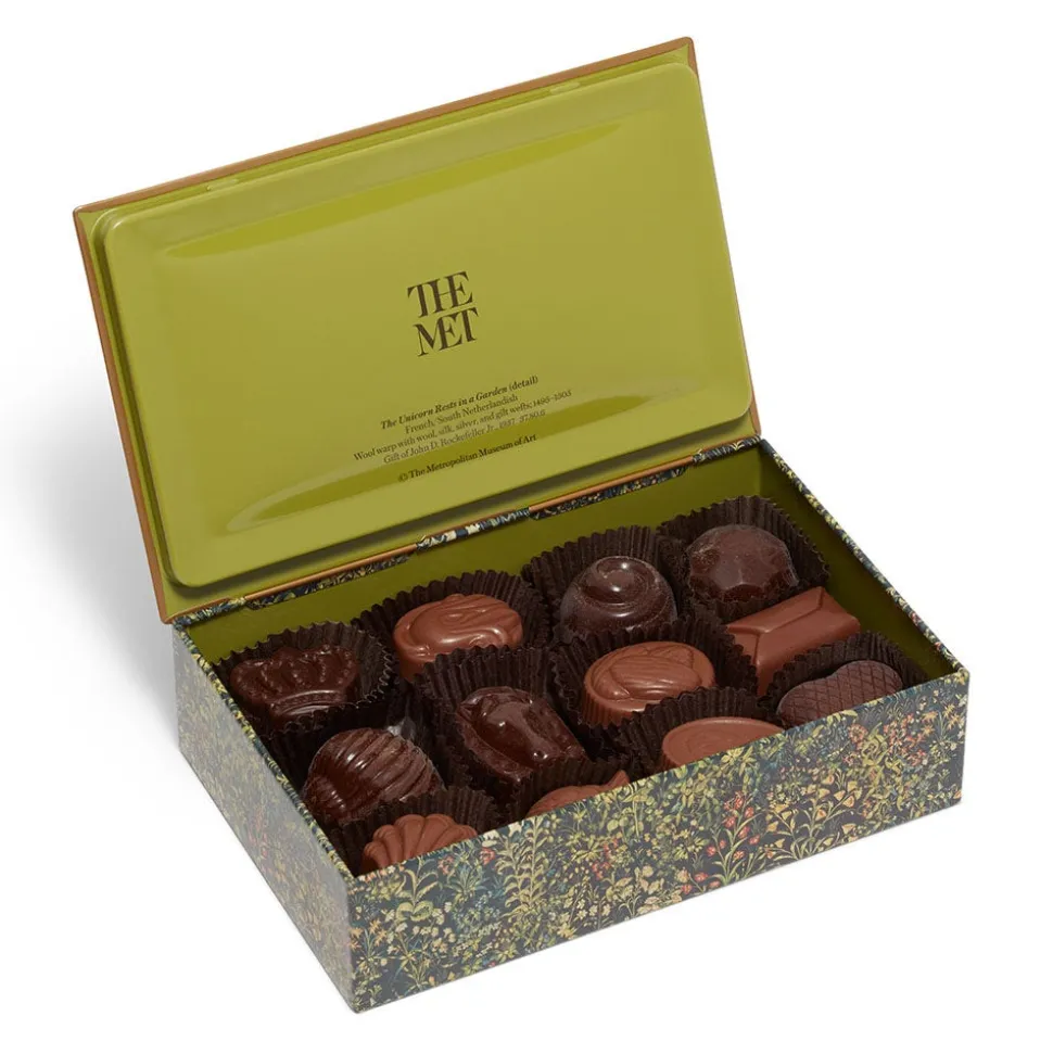 Louis Sherry Unicorn in a Garden 12-Piece Chocolate Tin