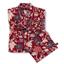 Lyon Floral Cotton Women's Robe