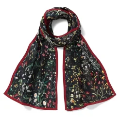 Medieval Millefleurs Oblong Silk Scarf