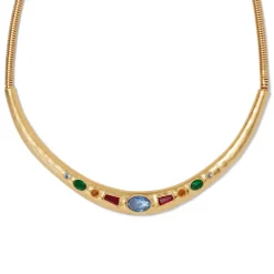 Medieval Stone Collar Necklace