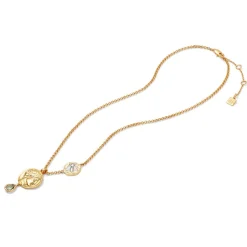 Mediterranean Coin Pendant Necklace