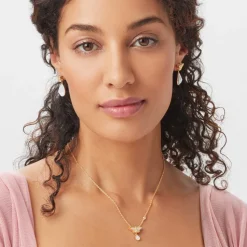 Meiji Butterfly Pendant Necklace