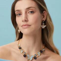 Meiji Butterfly Statement Necklace
