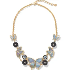 Meiji Butterfly Statement Necklace