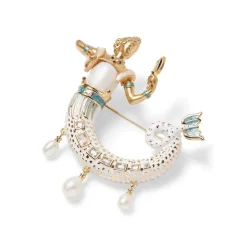 Mermaid Baroque Pearl Brooch
