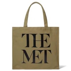 Met Logo Canvas Tote