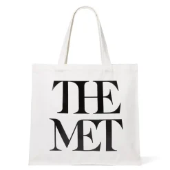 Met Logo Canvas Tote