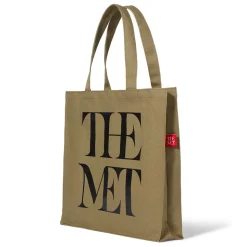 Met Logo Canvas Tote