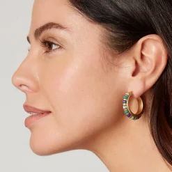 Middle Kingdom Cylindrical Bead Earrings