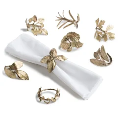 Mixed Herb Napkin Ring Set