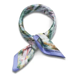 Monet Bridge and Water Lilies Silk Neckerchief