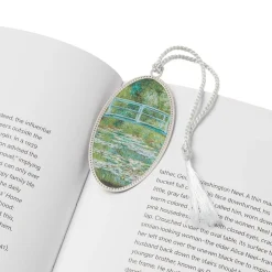 Monet Bridge and Water Lilies Bookmark
