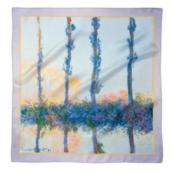 Monet Four Trees Neckerchief