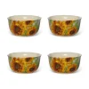 Monet Sunflowers Bowl Set