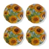Monet Sunflowers Side Plate Set
