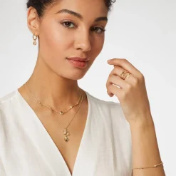 Moon and Star Hoop Earrings