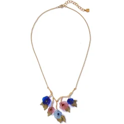 Morning Glories Bib Necklace