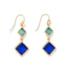 Mosaic Column Drop Earrings