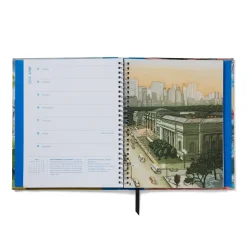 New York in Art Deluxe Engagement Calendar 2025