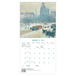 New York in Art Mini Wall Calendar 2025