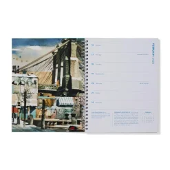 New York in Art Spiral-Bound Engagement Calendar 2025