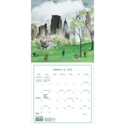 New York in Art Wall Calendar 2025