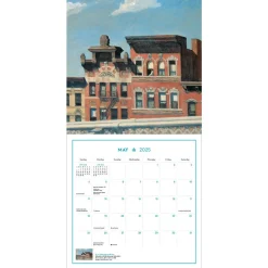 New York in Art Wall Calendar 2025