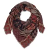 Persian Garden Oversize Square Wool Scarf