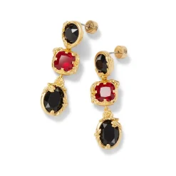 Rococo Motifs Drop Earrings